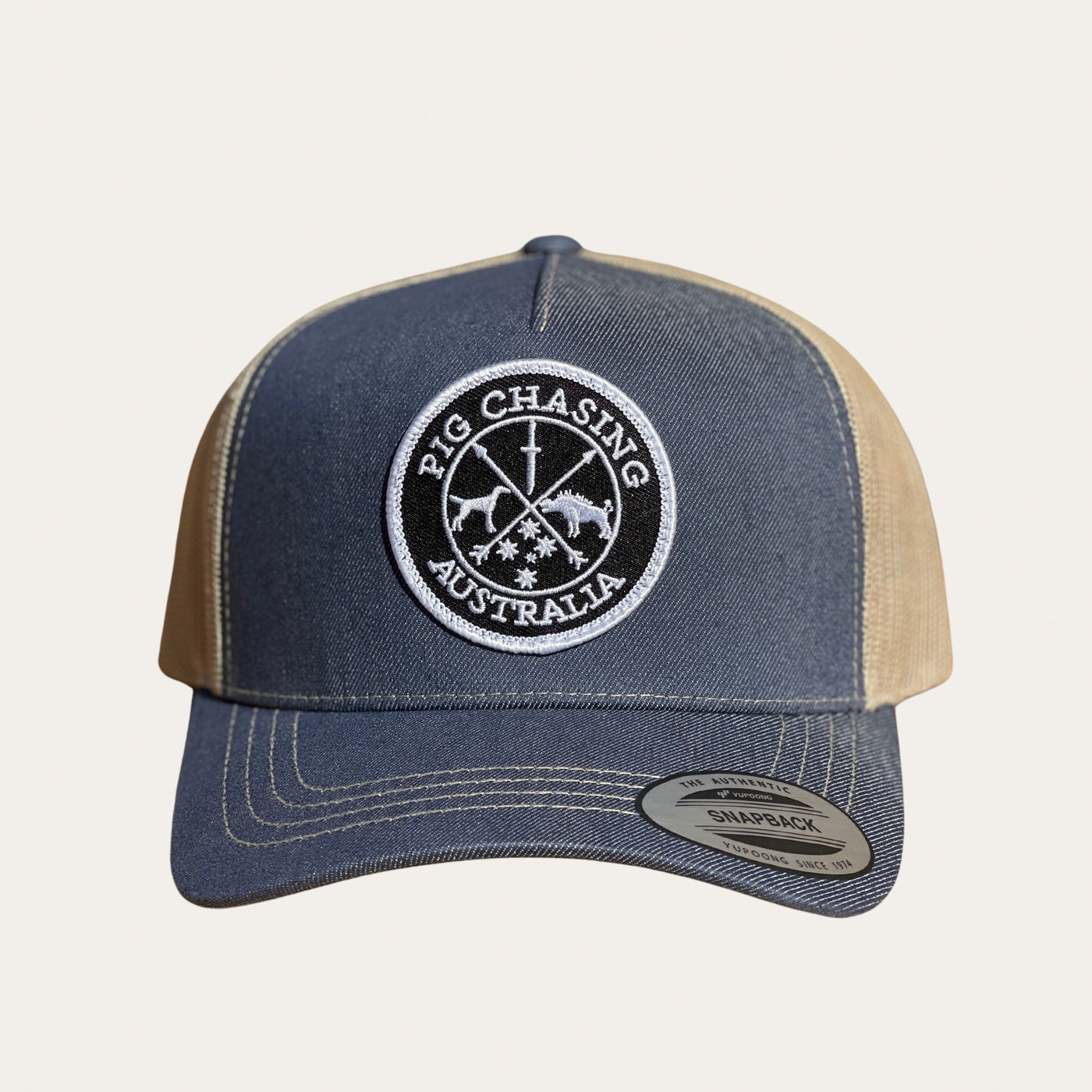 Blue Denim Trucker Cap