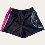 Footy Shorts - Pink Stripe OG - Zip Pockets