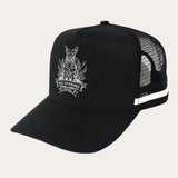 Crop Dog Trucker Cap - Black