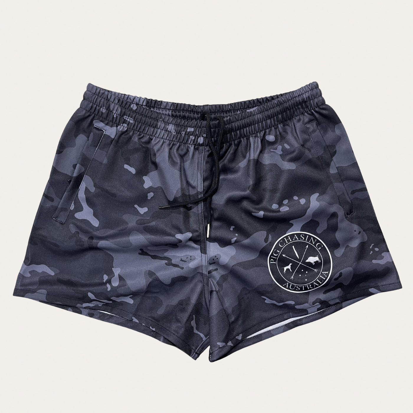 Reaper Footy Shorts - Zip Pockets!