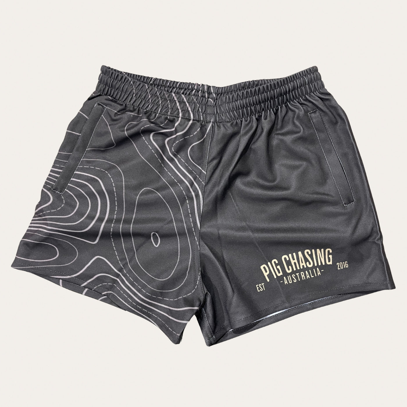 Contour Footy Shorts - Zip Pockets!