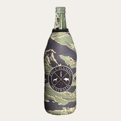 Camo Long Neck Stubby Cooler