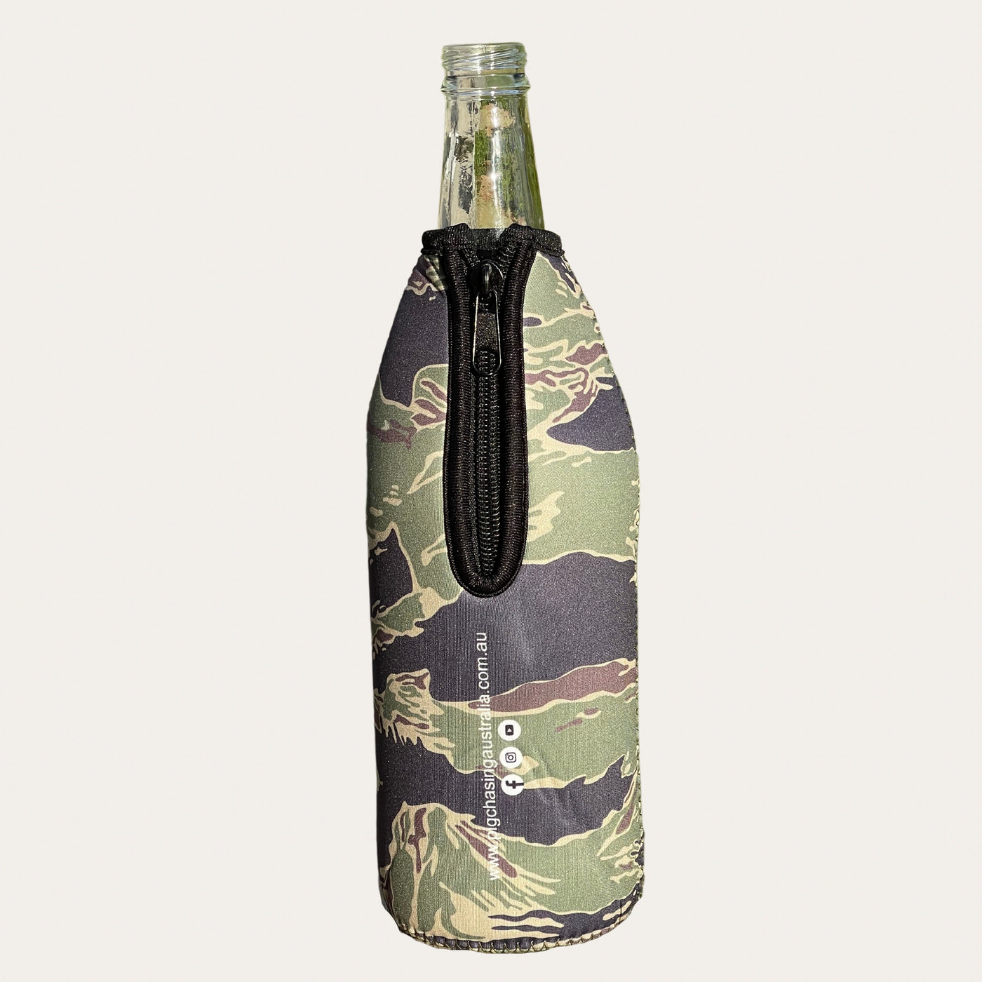 Camo Long Neck Stubby Cooler