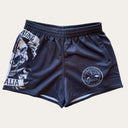 Hog Skull Footy Shorts - Black