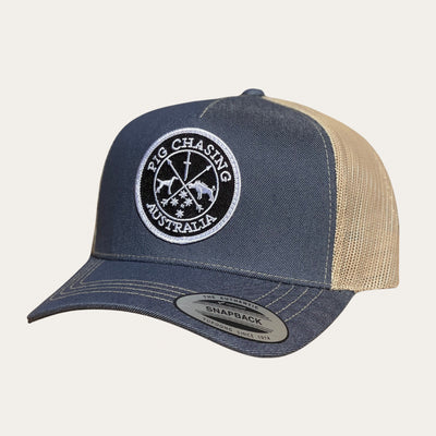 Blue Denim Trucker Cap